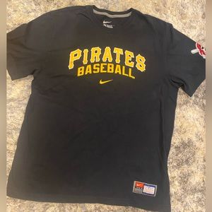 Pittsburgh Pirates NIKE Baseball Tshirt Black XL MLB